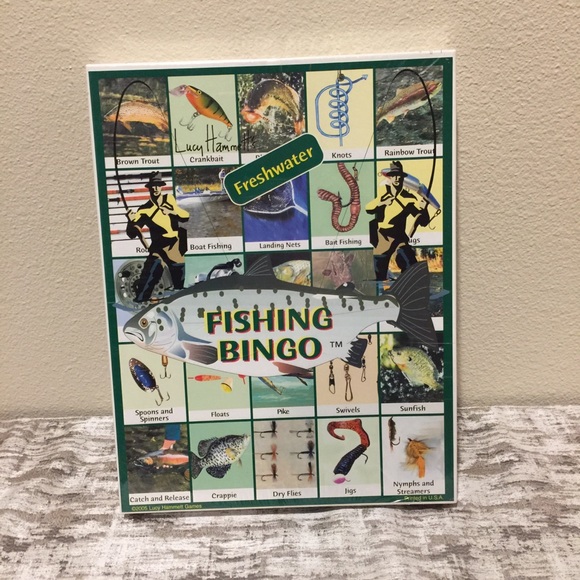 Lucy Hammett Fishing Bingo Game - Picture 1 of 6